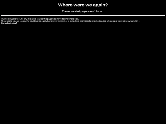 not_found screenshot