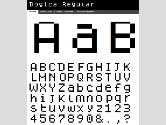 webfontkit-20250924-104951/dogica-demo screenshot
