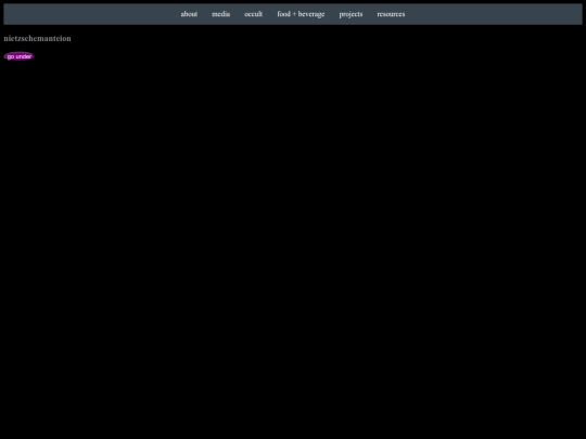 nietzsche screenshot