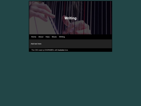 writing screenshot
