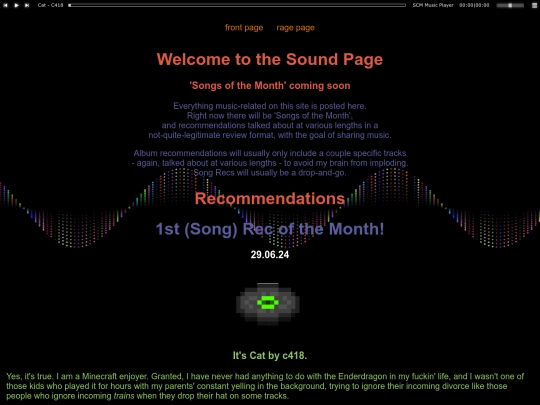 soundpage screenshot