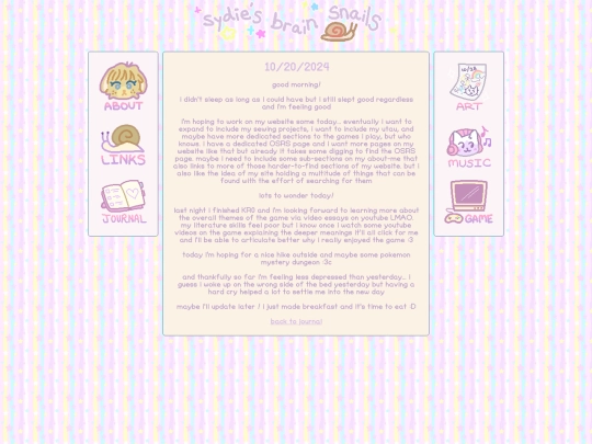 journal/102024 screenshot
