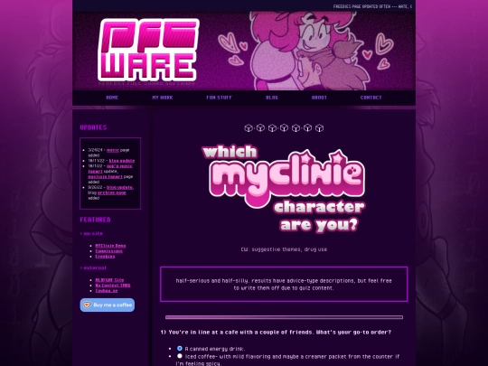 quiz/clixiecharacters screenshot