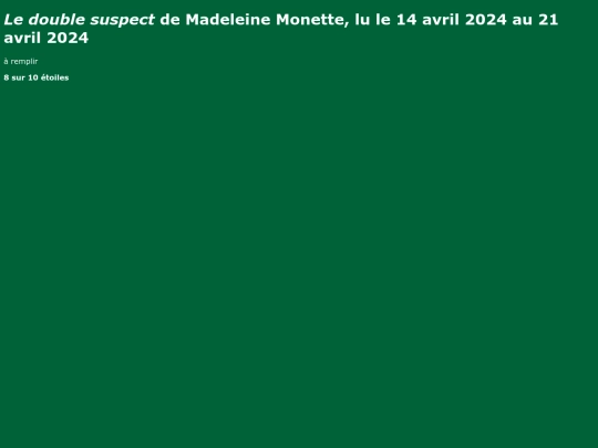 Lectures/monetteledoublesuspect screenshot