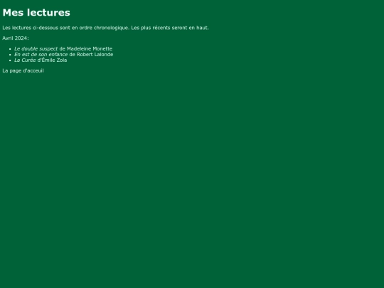 lectures screenshot