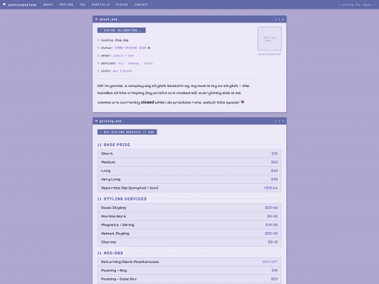 index screenshot