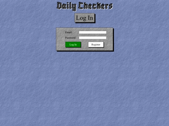 login screenshot