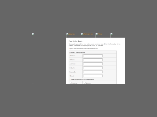 web/wrap/online_quote screenshot