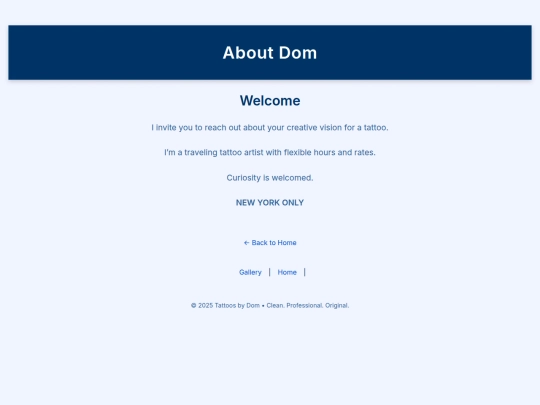 aboutme screenshot