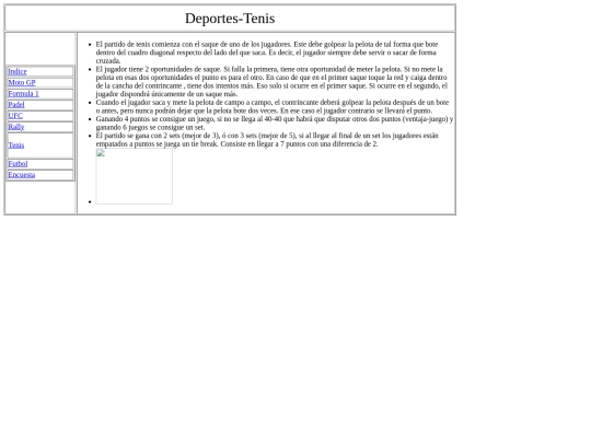 Tenis screenshot