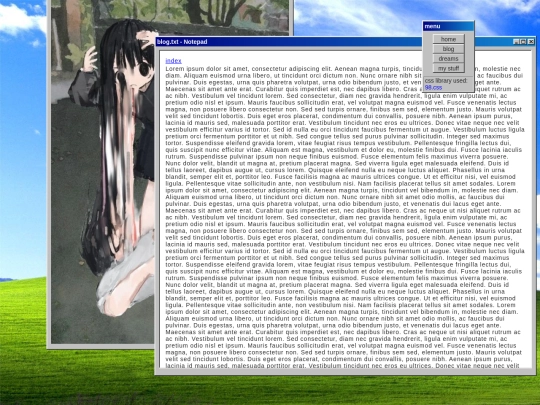 blog screenshot