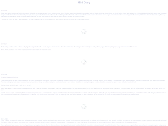 blog screenshot