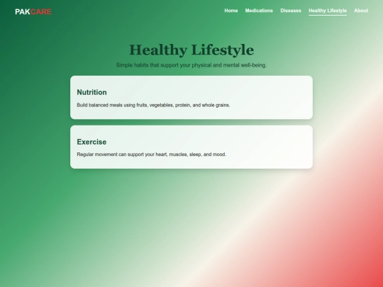 healthy screenshot