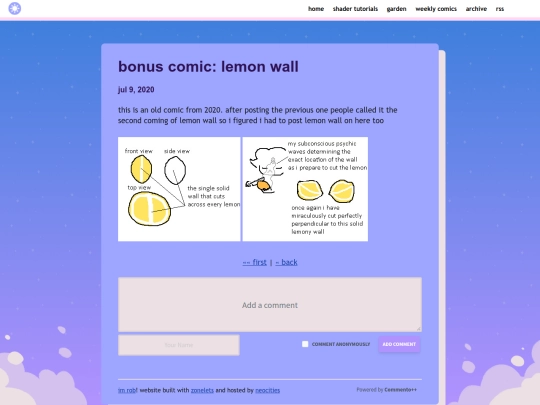 comics/lemonwall screenshot