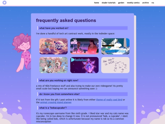 faq screenshot