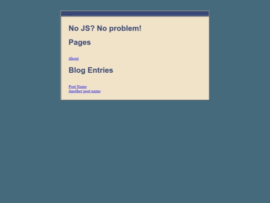 nojs screenshot