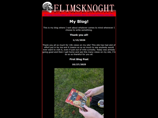 blog screenshot