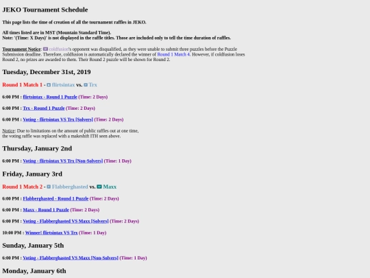 scheduling screenshot