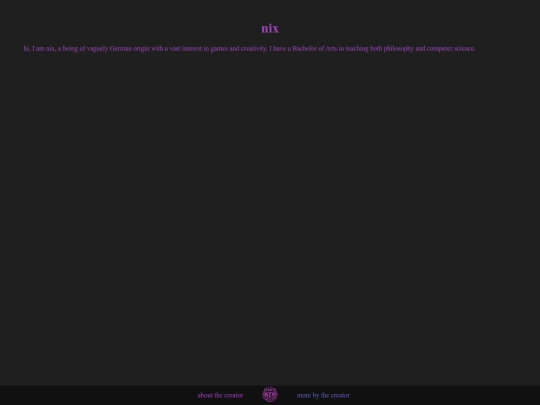 about-nix screenshot