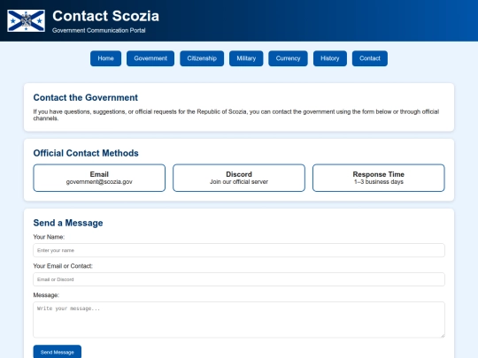 Contact screenshot