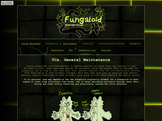Fungaloid/Maintenance screenshot