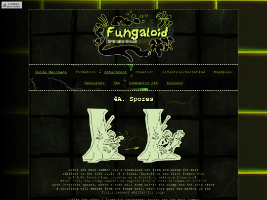 Fungaloid/Sporelings screenshot