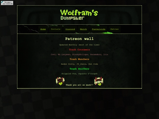 Patreon-Wall screenshot