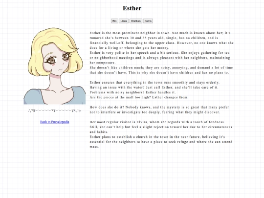 Encyclopedia/encyclopedia_esther screenshot