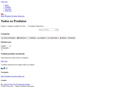 produtos screenshot