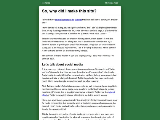 2022/09/15/why-did-i-make-this-site screenshot