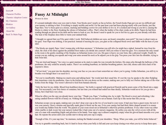 Stories/Sebastian/fussy_midnight screenshot
