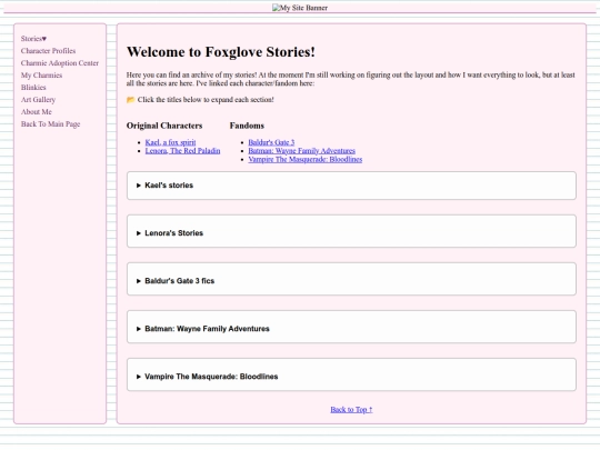 Stories/stories-main-page screenshot