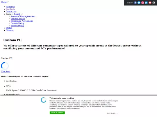 jgittech v3/products screenshot