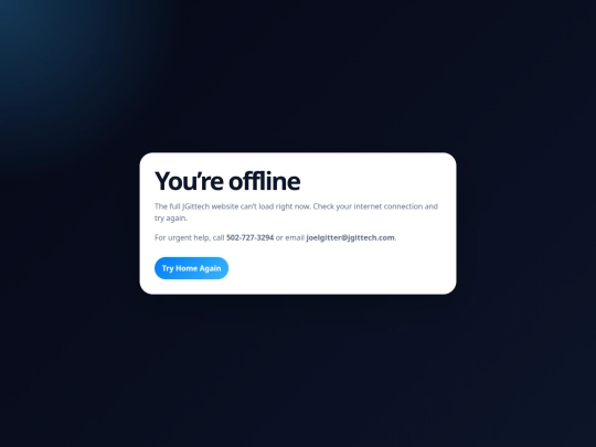 offline screenshot
