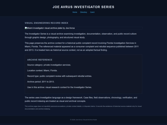investigator-series screenshot