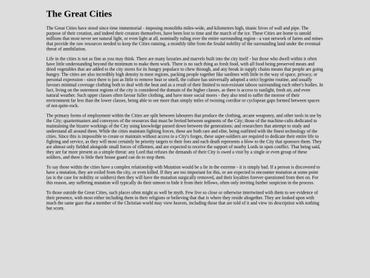 Realm of Chaos/Lore/city screenshot