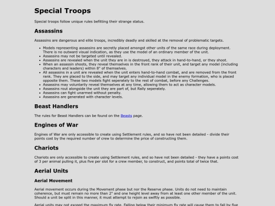 Realm of Chaos/Special Troops/special screenshot