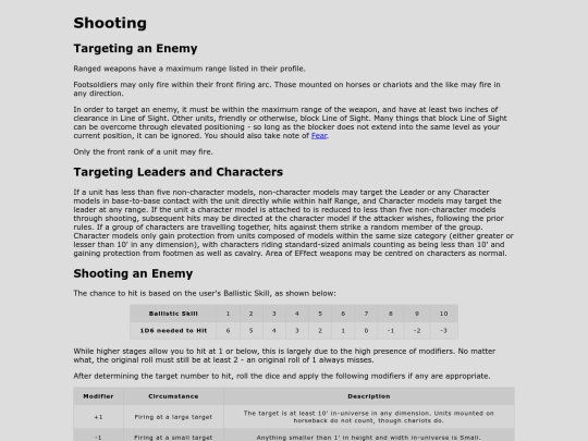 Realm of Chaos/Turns/shooting screenshot