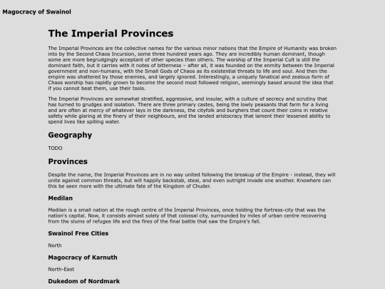 Realms Adrift/World/Locations/Jisannic/Nations/Imperial/Imperial_Provinces screenshot
