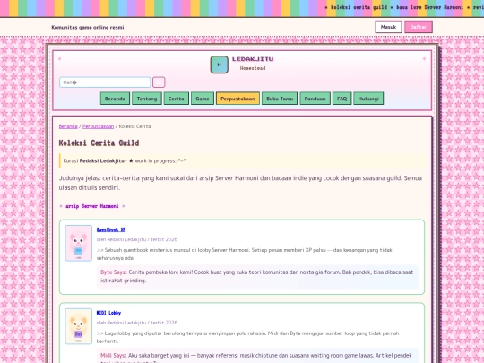 perpustakaan/koleksi screenshot