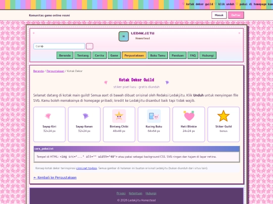 perpustakaan/kotak-dekor screenshot