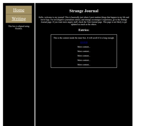 writing/StrangeJournal/WeirdJournal screenshot