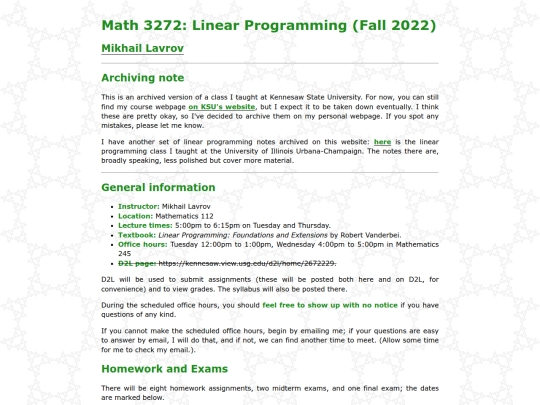 archive/3272-fall-2022 screenshot