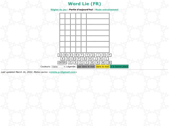 wordlie/fr screenshot