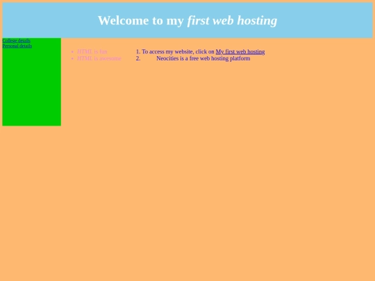 index screenshot