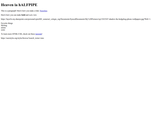 index screenshot