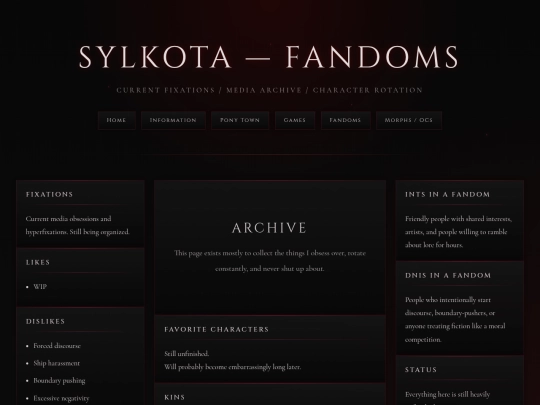 fandoms screenshot