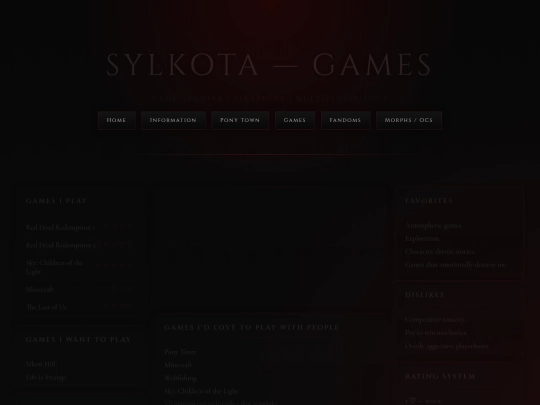 games screenshot