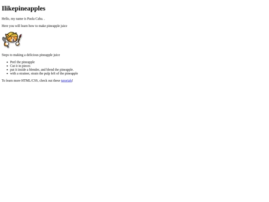 index screenshot