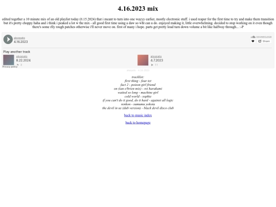 music/4.16.2023 screenshot